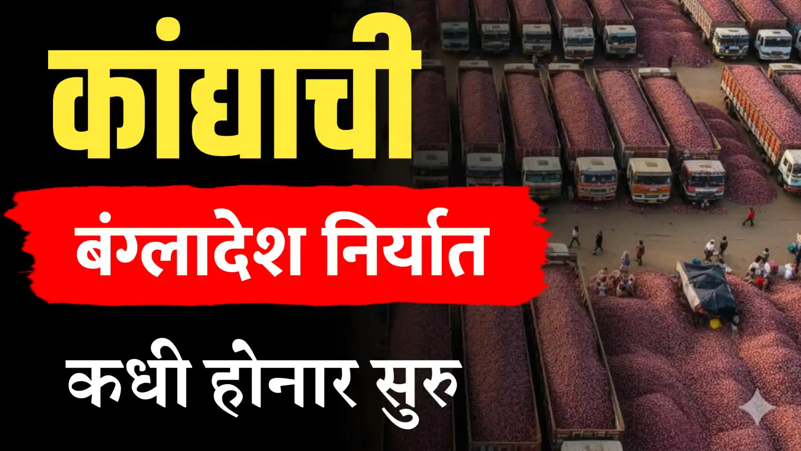 कांदा बंग्लादेशात निर्यात